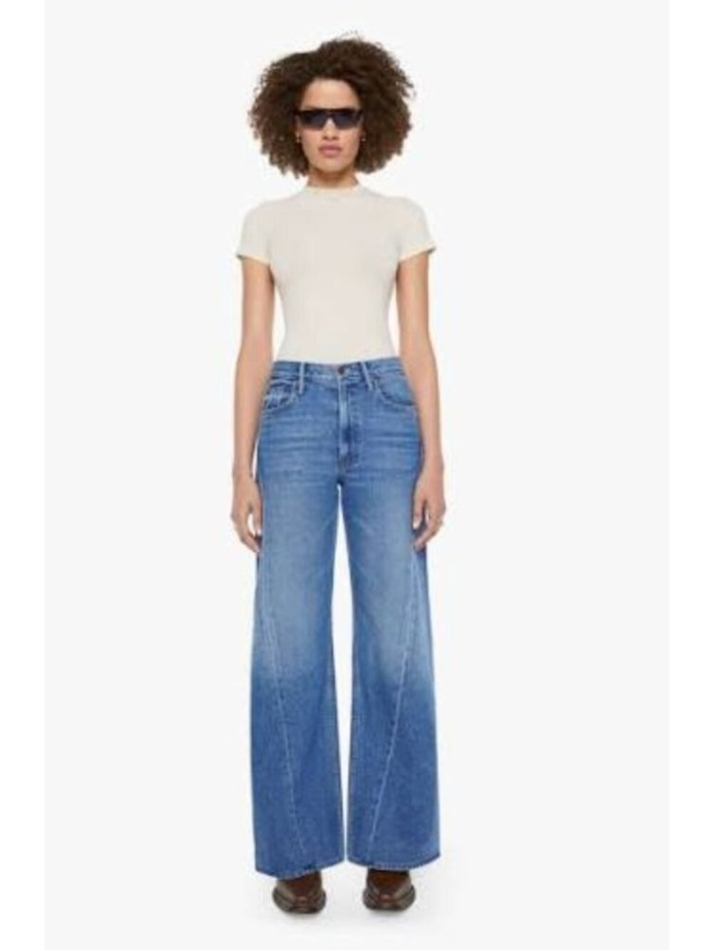 SNACKs! Mother Denim The Lemon Twist Sneak Rolling in the Dough Size 32